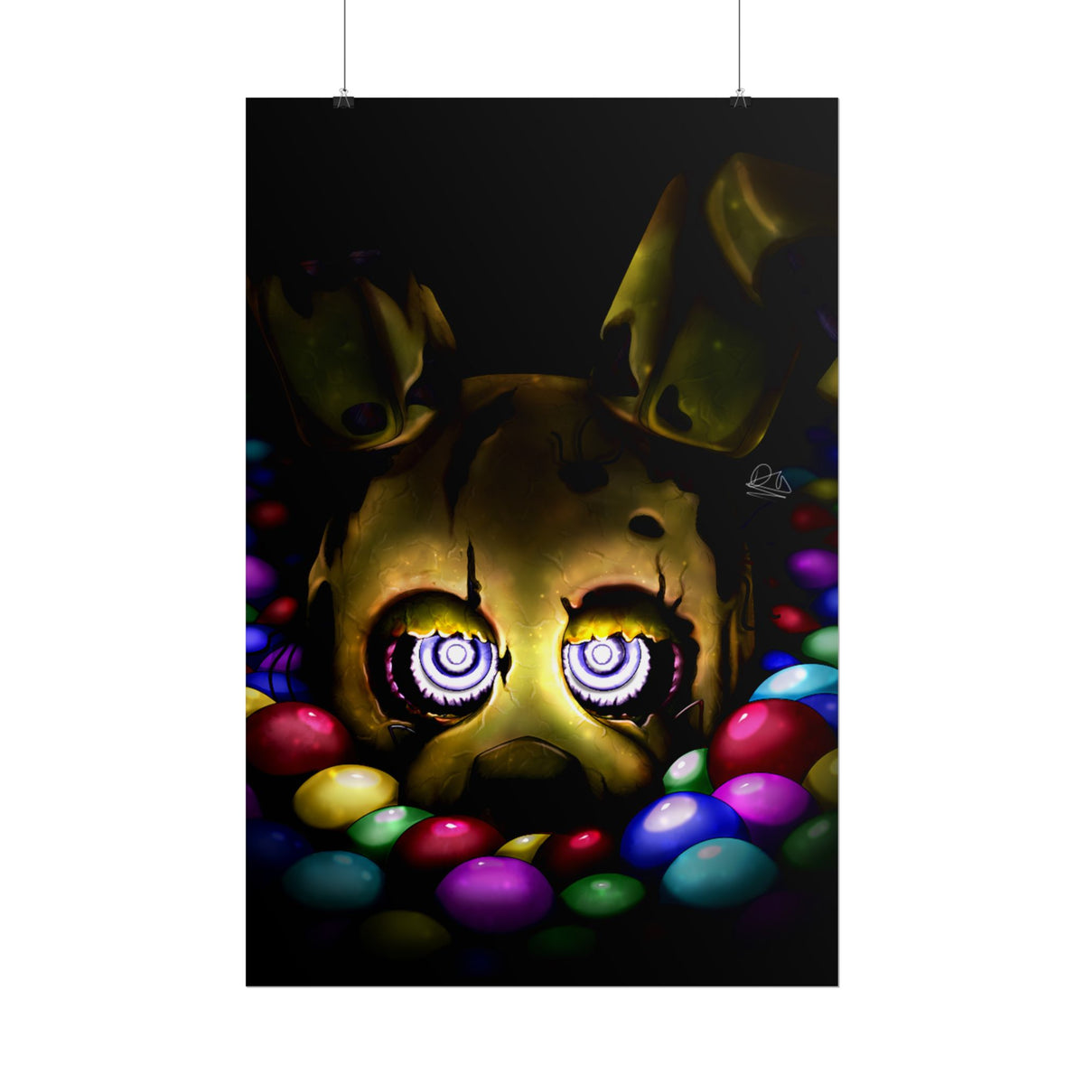 Into the Pit but it's Springtrap - Poster