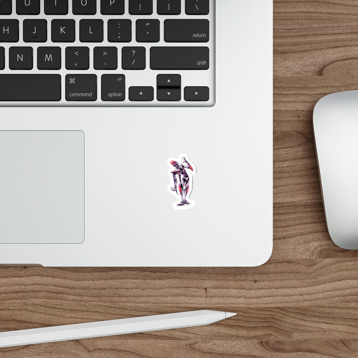 Emperor Nefarious Zeta Virus Infection - Die-Cut Sticker