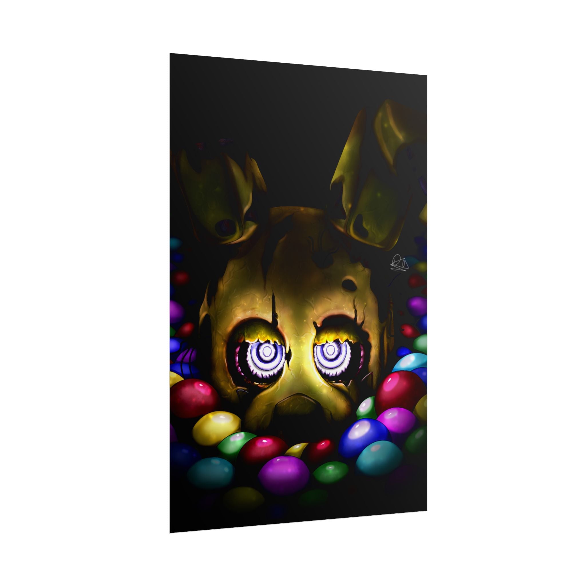 Into the Pit but it's Springtrap - Poster