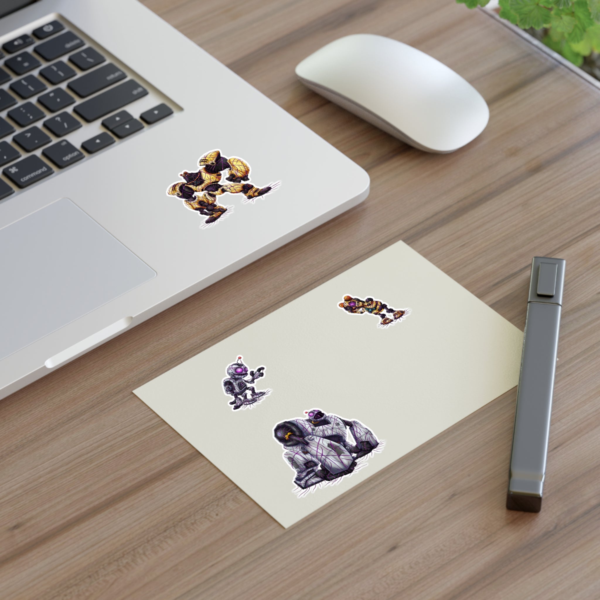Clank and Kit Zeta Virus Infection - Sticker Sheet