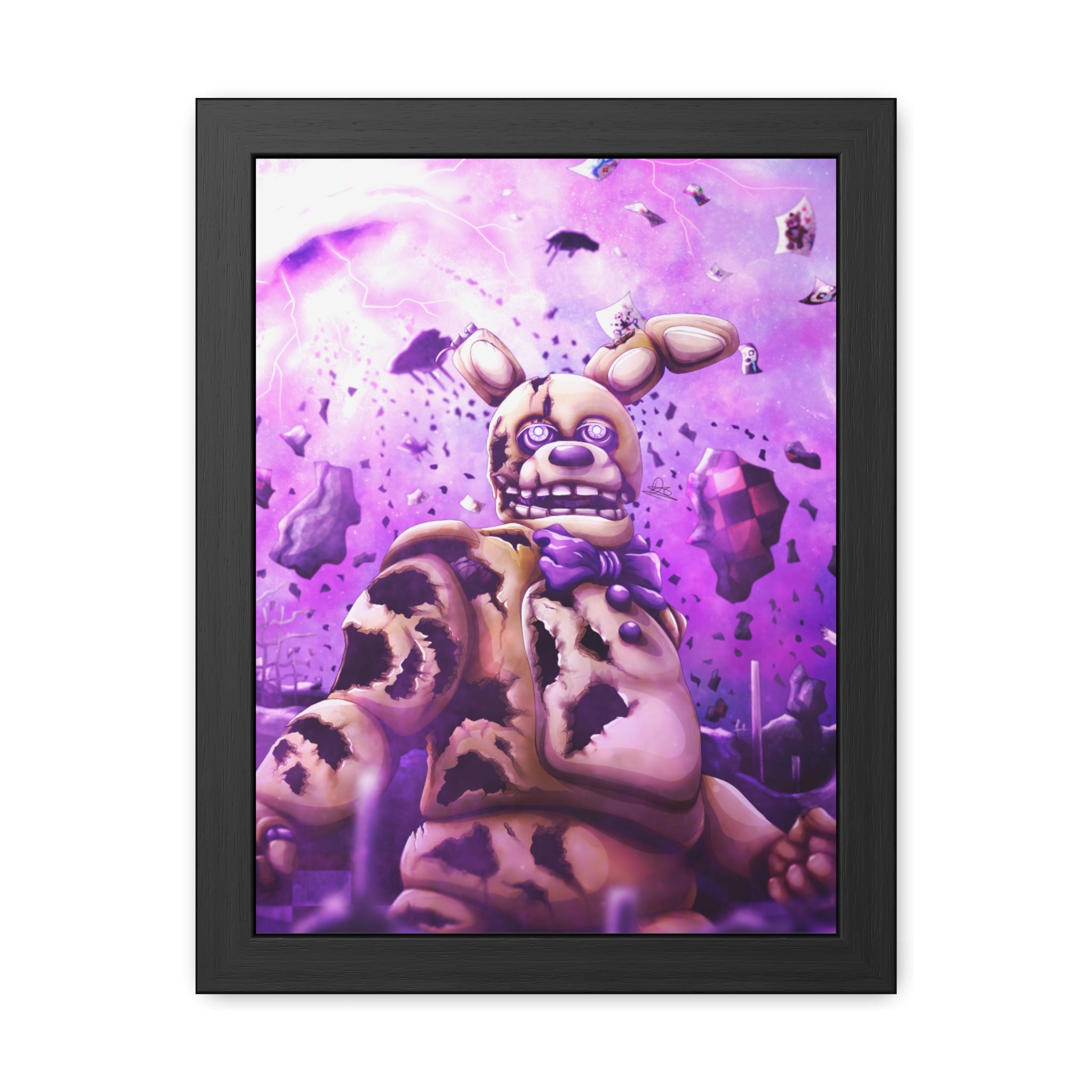Dimensional Rift - Framed Poster