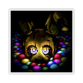 Into the Pit but it's Springtrap - Square Stickers