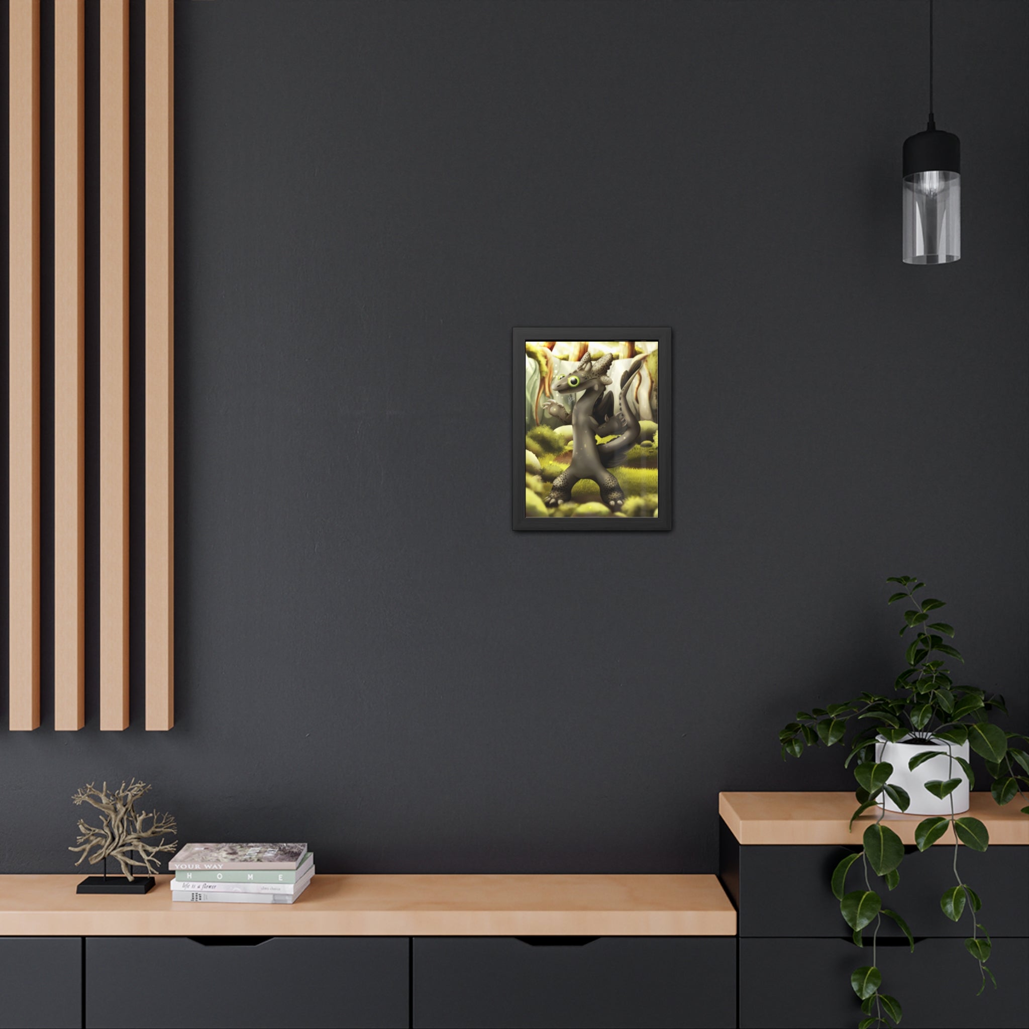 Toothless Dancing - Framed Poster