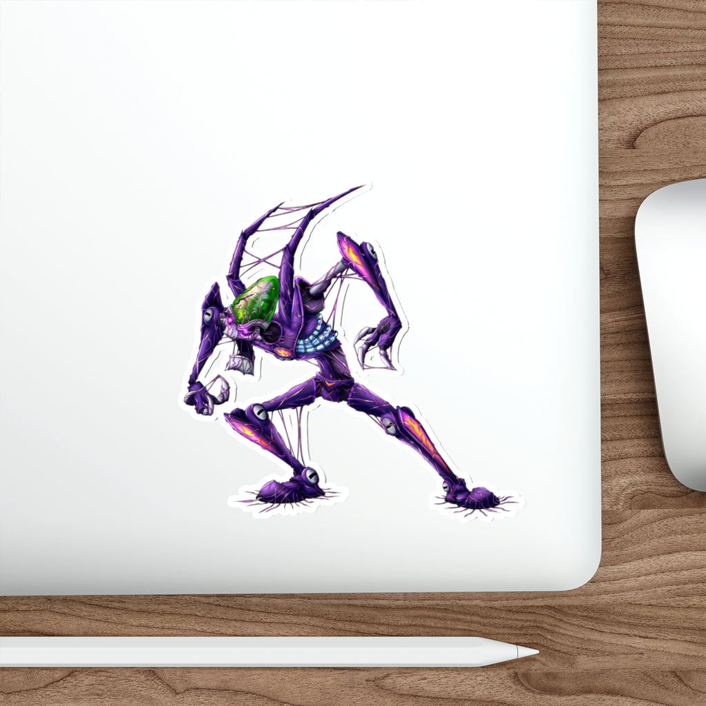Dr Nefarious Zeta Virus Infection - Die-Cut Sticker