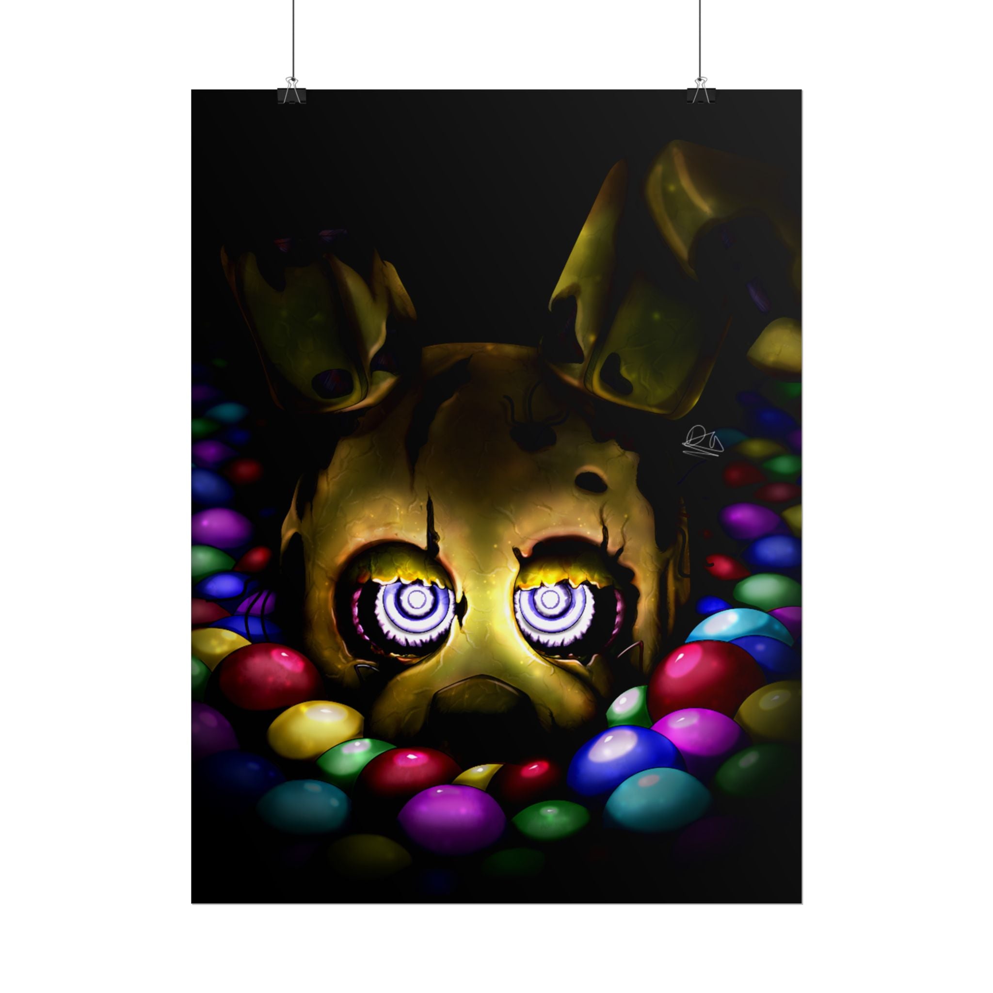 Into the Pit but it's Springtrap - Poster