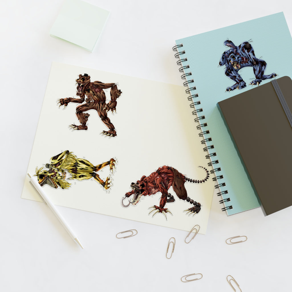 Nightmare Animatronics - Sticker Sheet