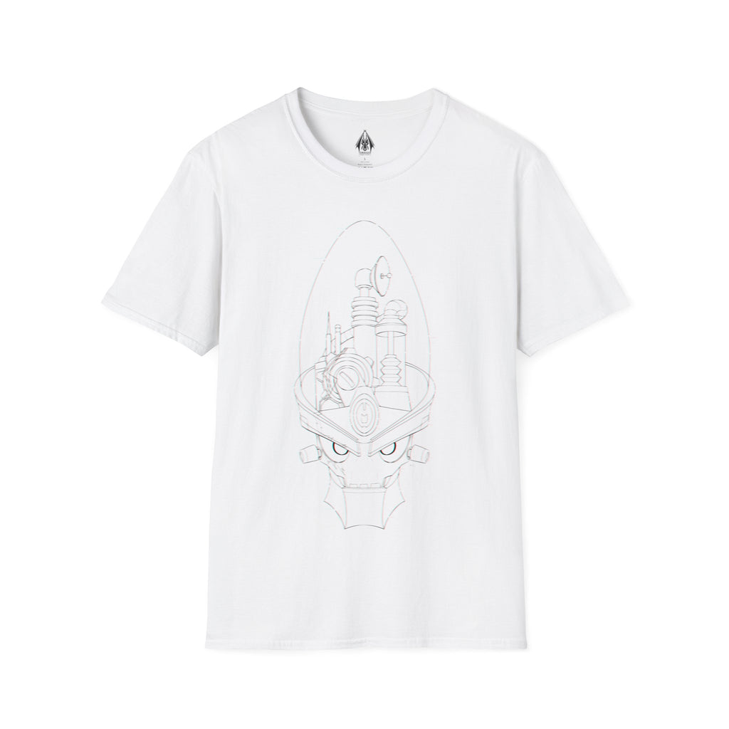 Dr Nefarious Glitch - Unisex Softstyle T-Shirt