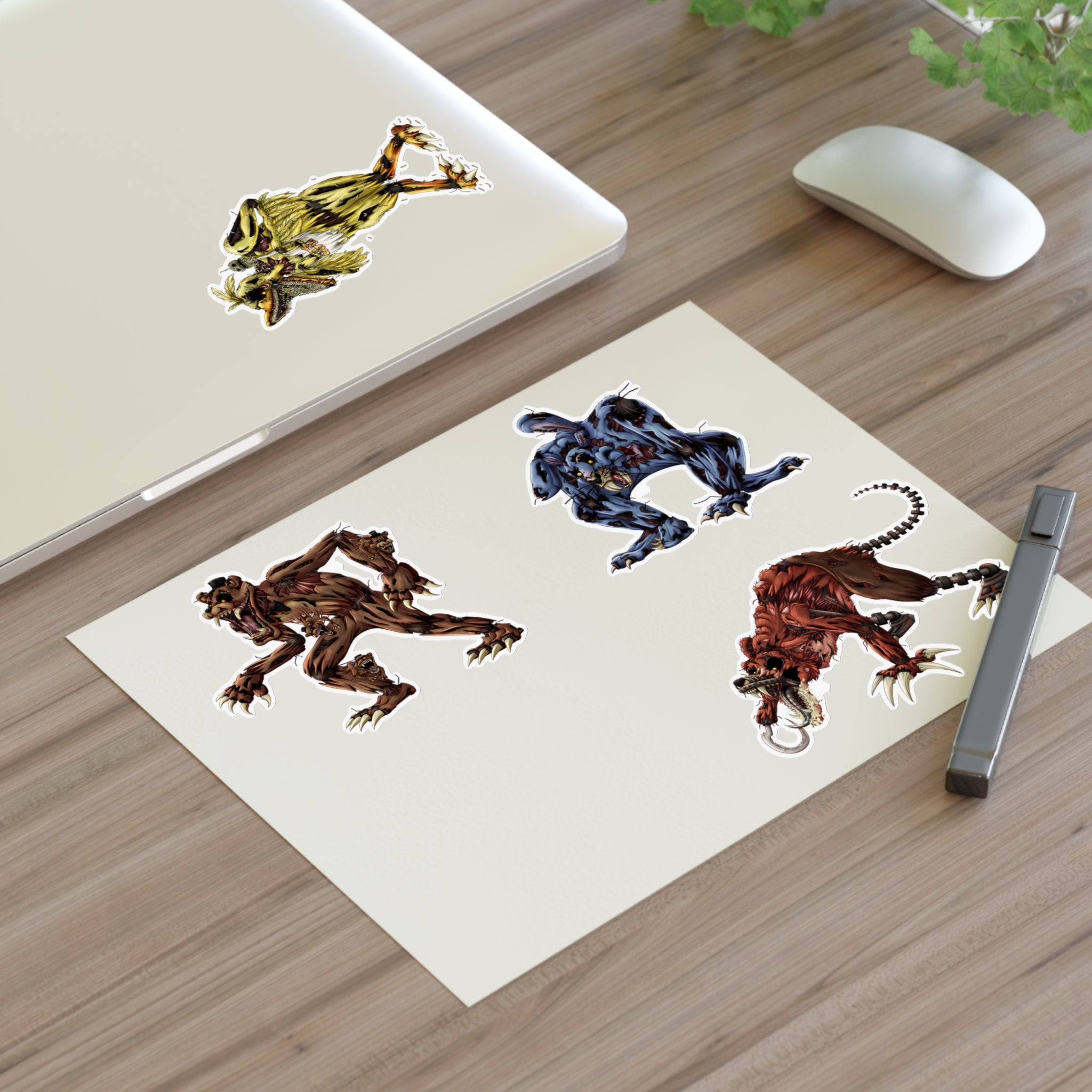 Nightmare Animatronics - Sticker Sheet
