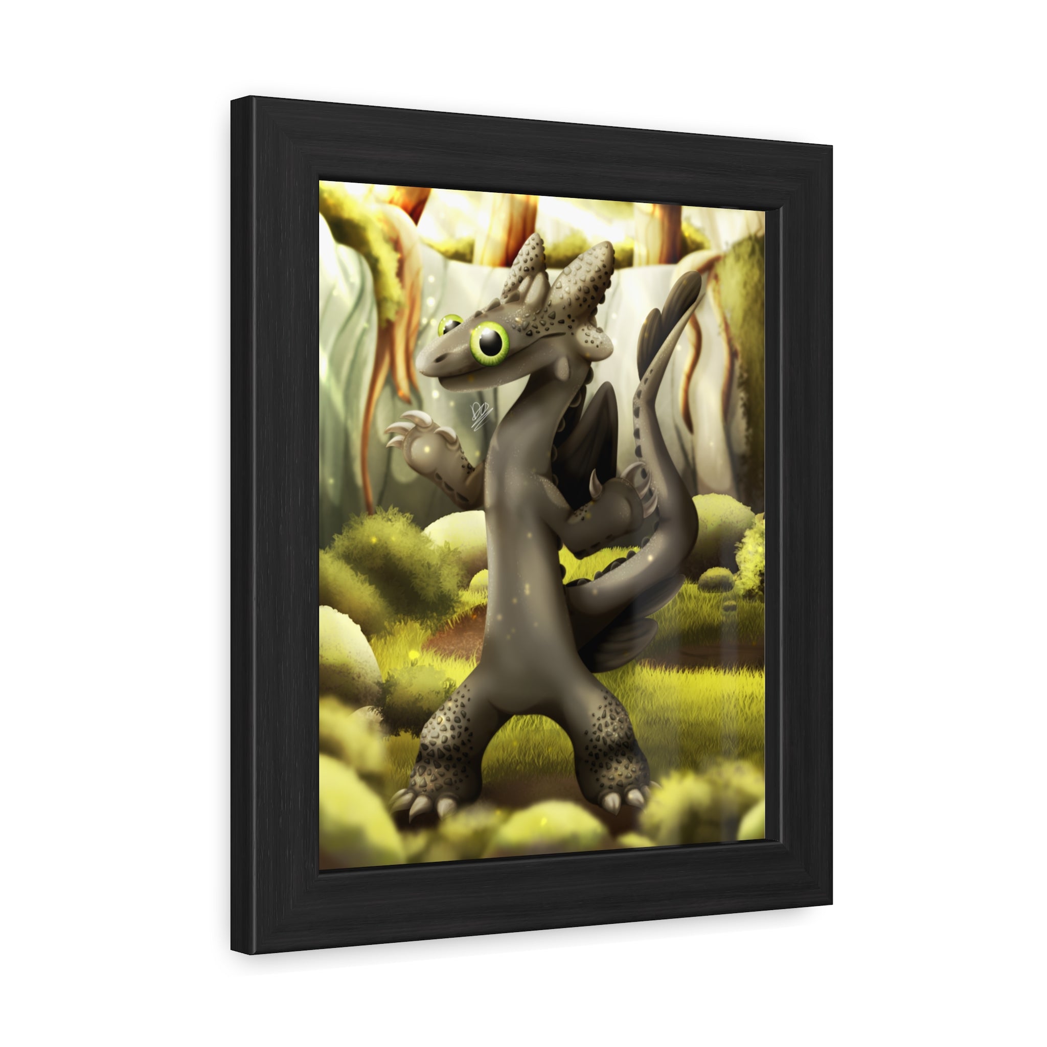 Toothless Dancing - Framed Poster