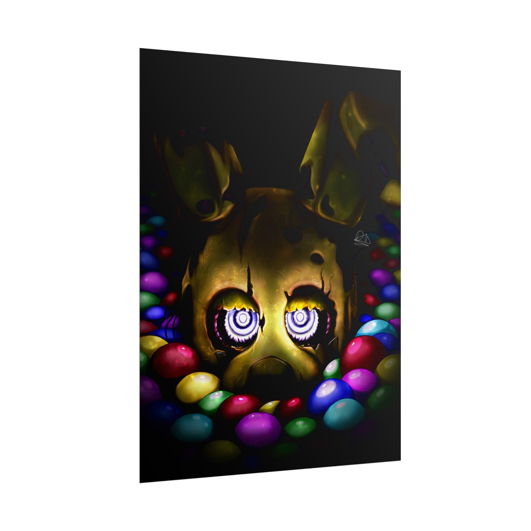 Into the Pit but it's Springtrap - Poster