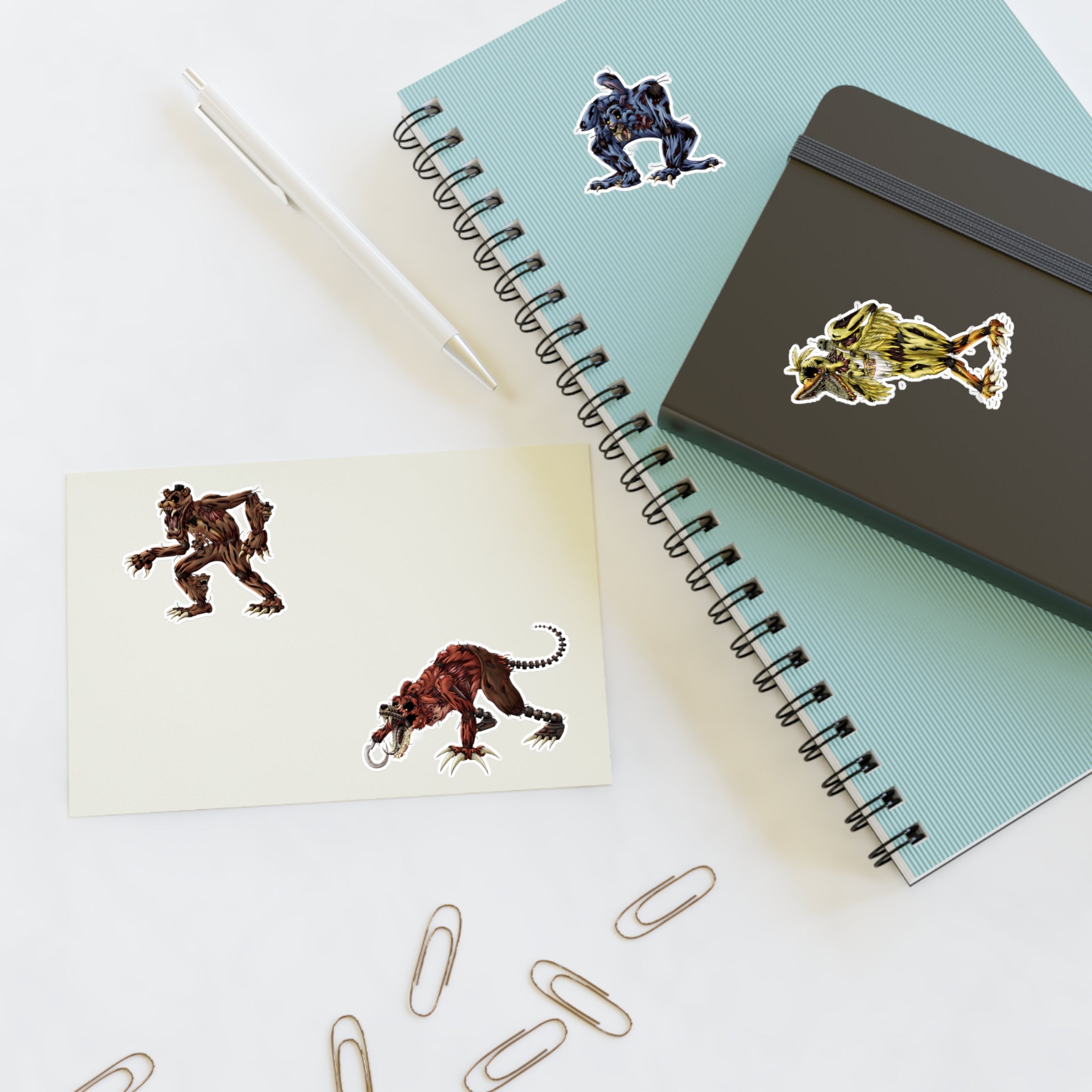 Nightmare Animatronics - Sticker Sheet