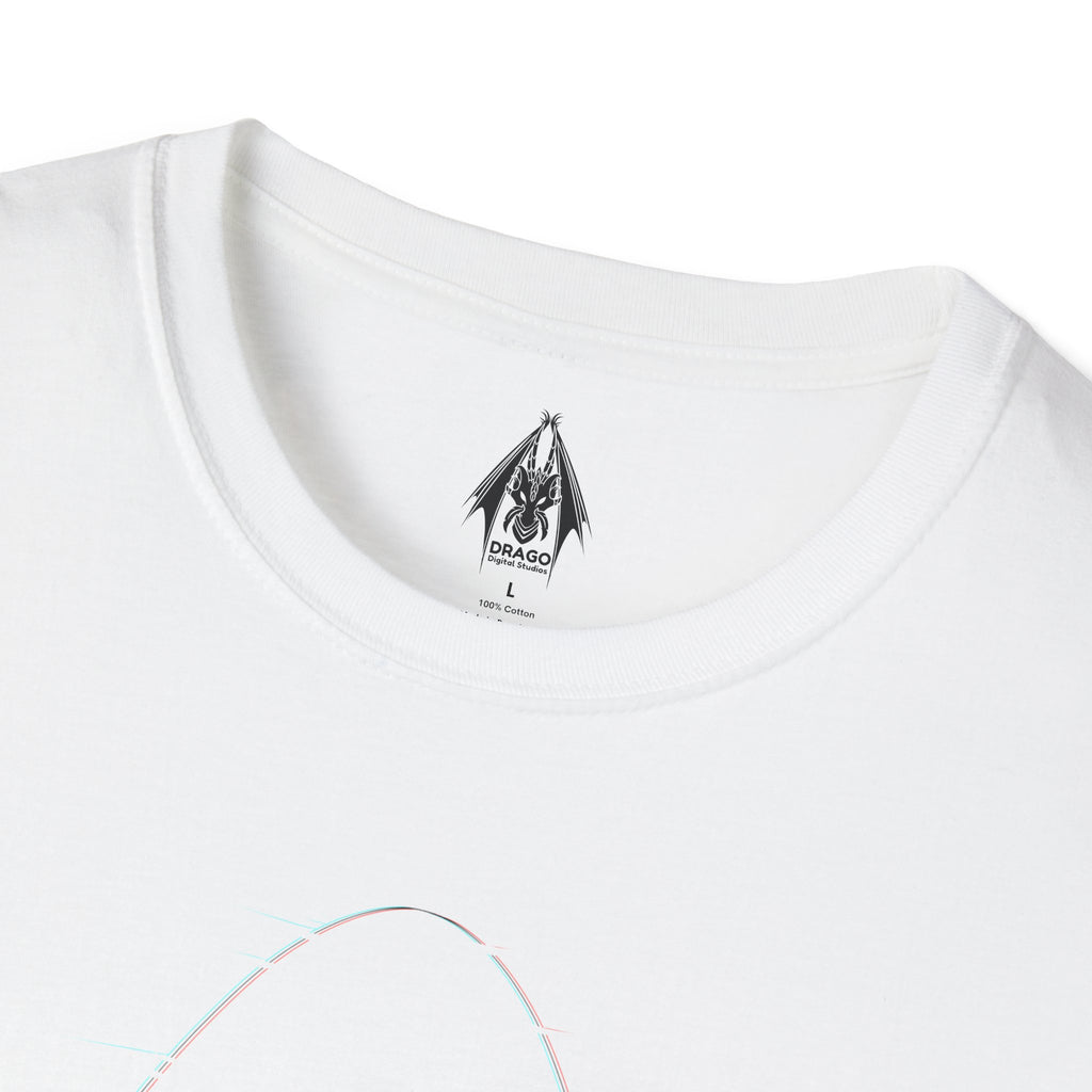 Dr Nefarious Glitch - Unisex Softstyle T-Shirt