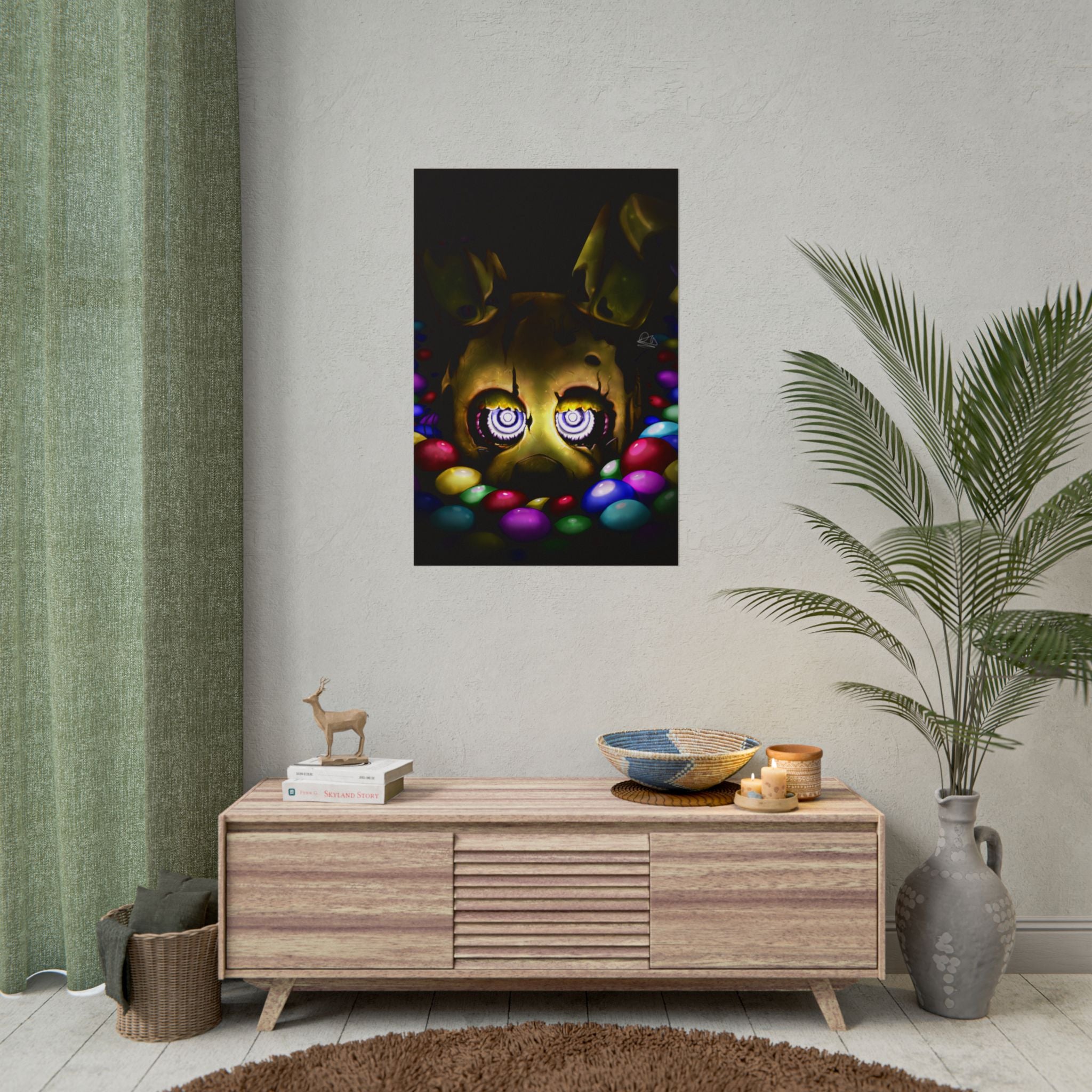 Into the Pit but it's Springtrap - Poster