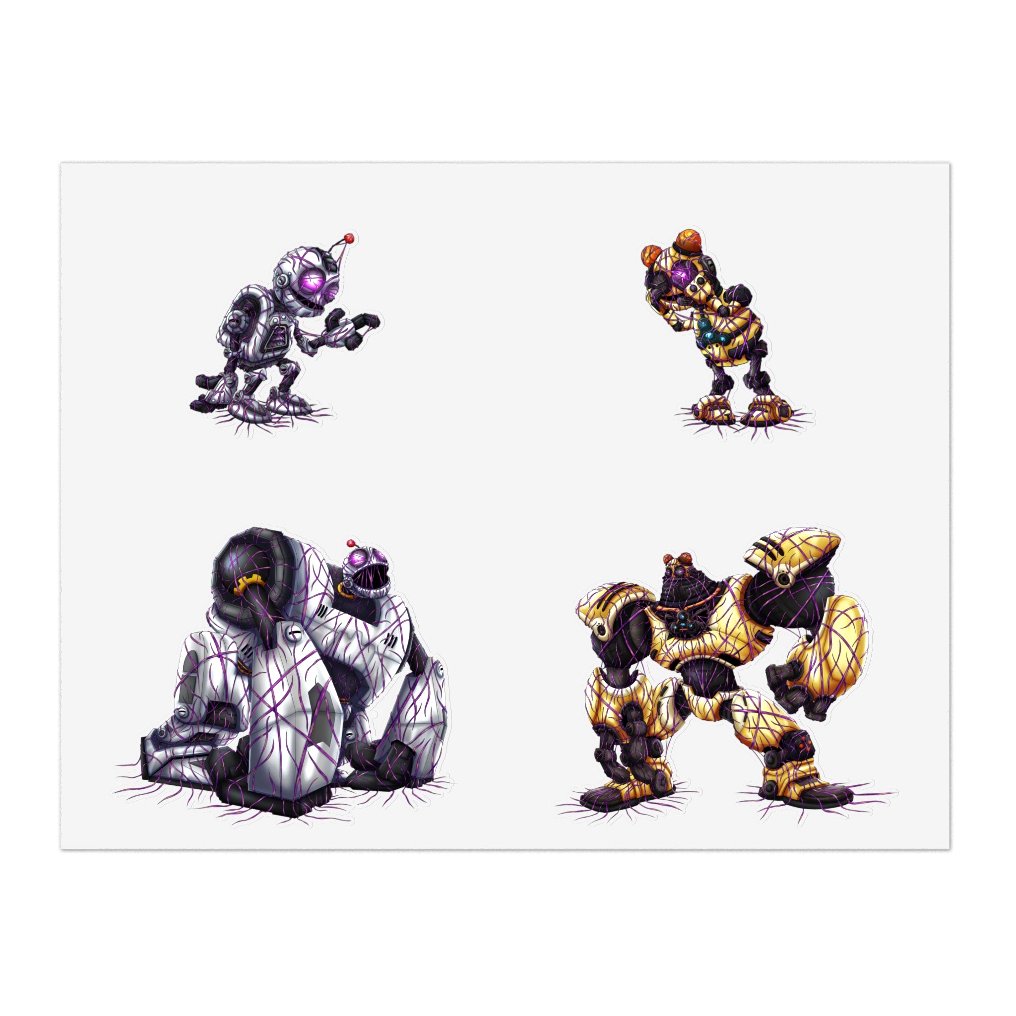 Clank and Kit Zeta Virus Infection - Sticker Sheet