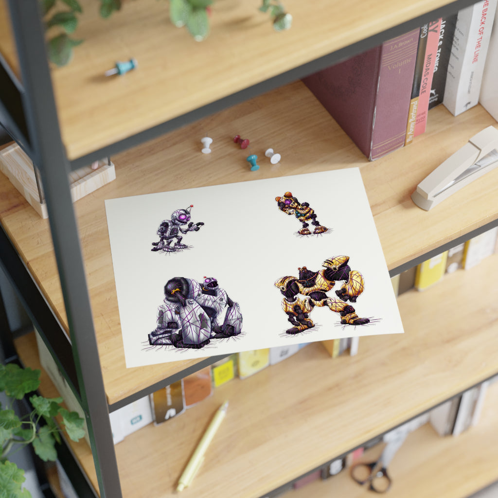 Clank and Kit Zeta Virus Infection - Sticker Sheet
