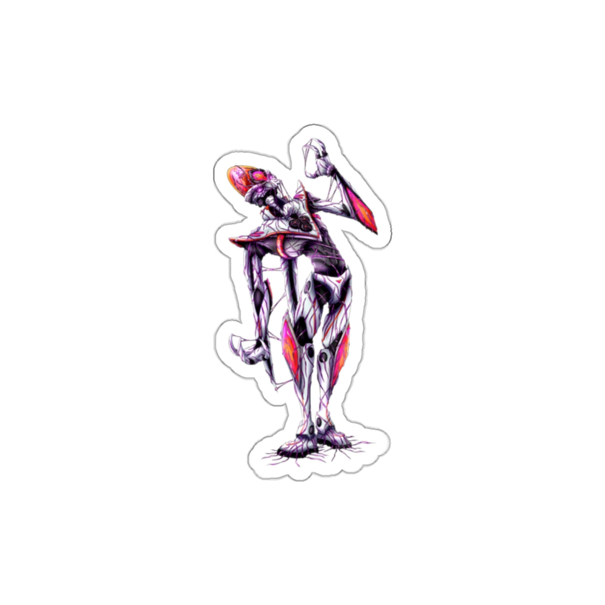 Emperor Nefarious Zeta Virus Infection - Die-Cut Sticker