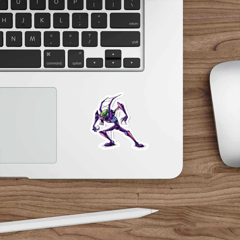 Dr Nefarious Zeta Virus Infection - Die-Cut Sticker