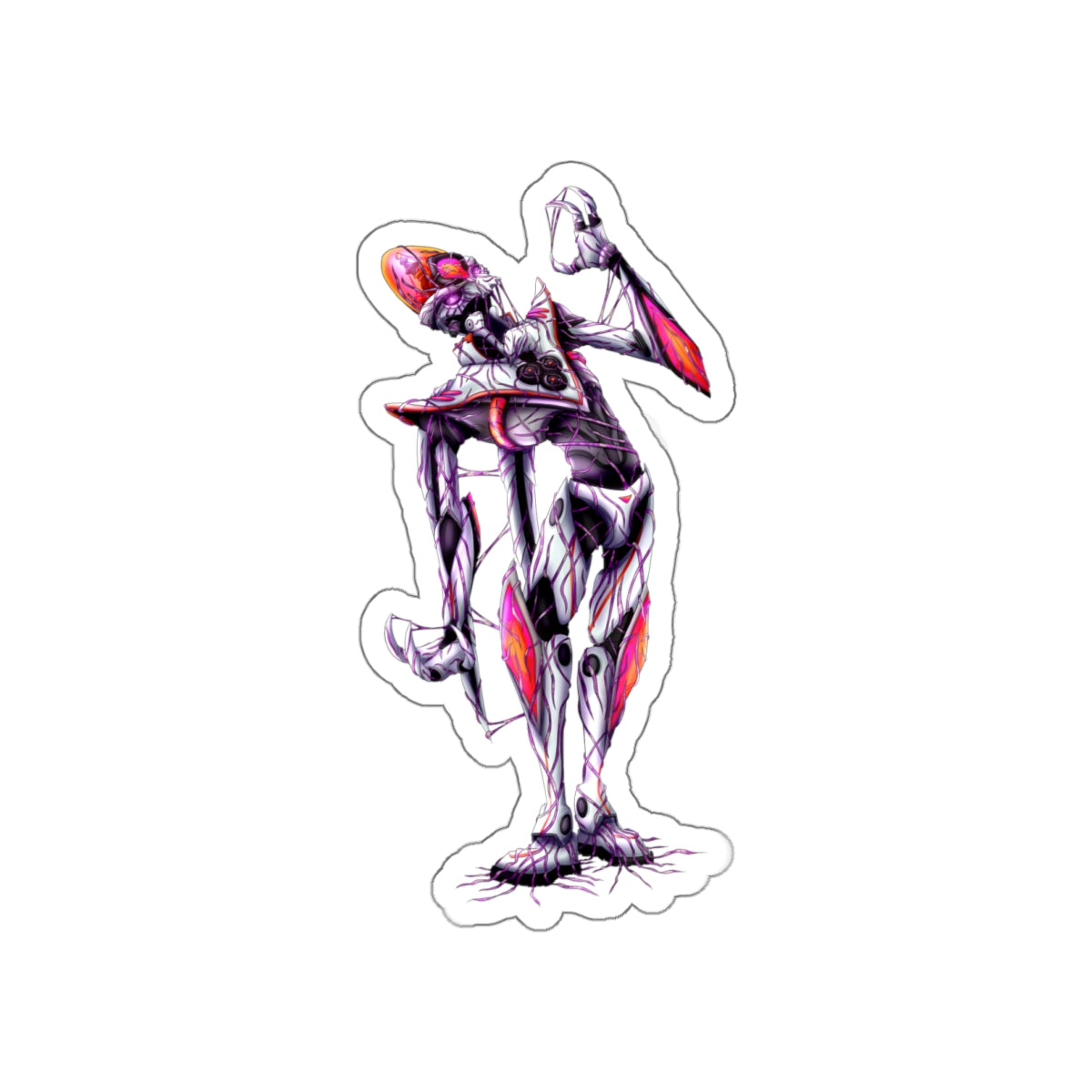 Emperor Nefarious Zeta Virus Infection - Die-Cut Sticker