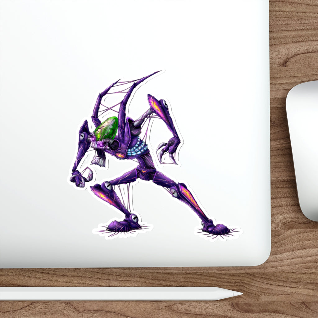Dr Nefarious Zeta Virus Infection - Die-Cut Sticker