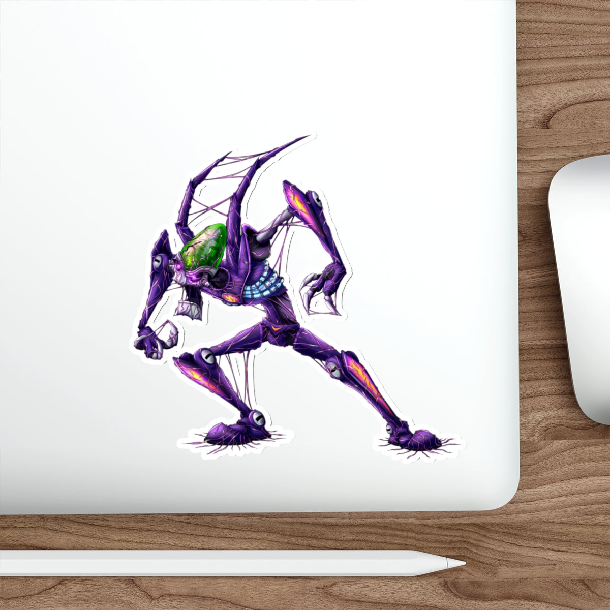 Dr Nefarious Zeta Virus Infection - Die-Cut Sticker