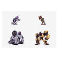 Clank and Kit Zeta Virus Infection - Sticker Sheet