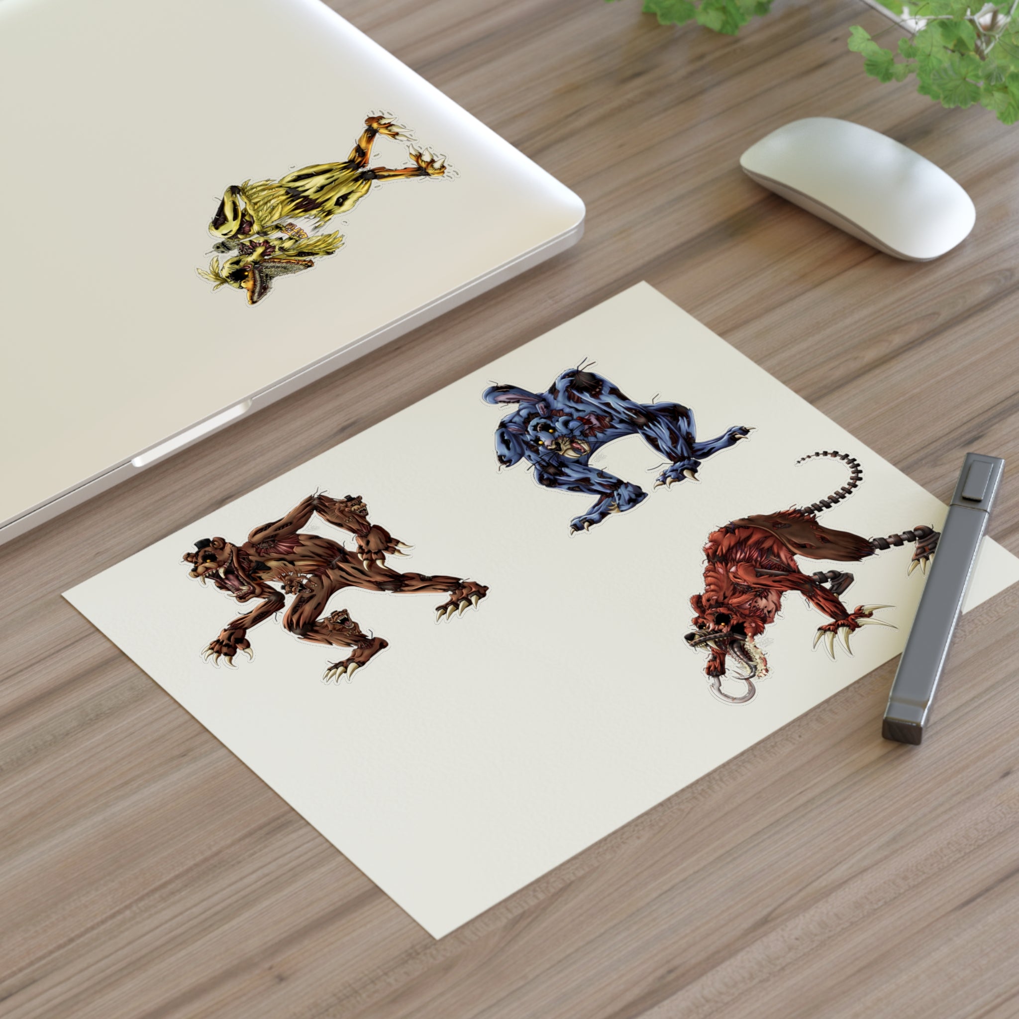 Nightmare Animatronics - Sticker Sheet