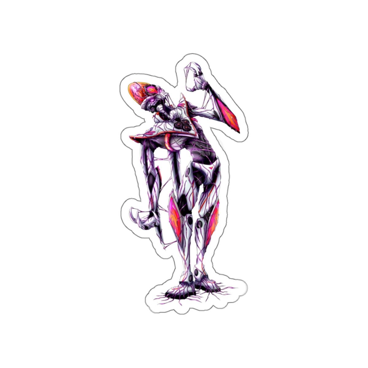 Emperor Nefarious Zeta Virus Infection - Die-Cut Sticker