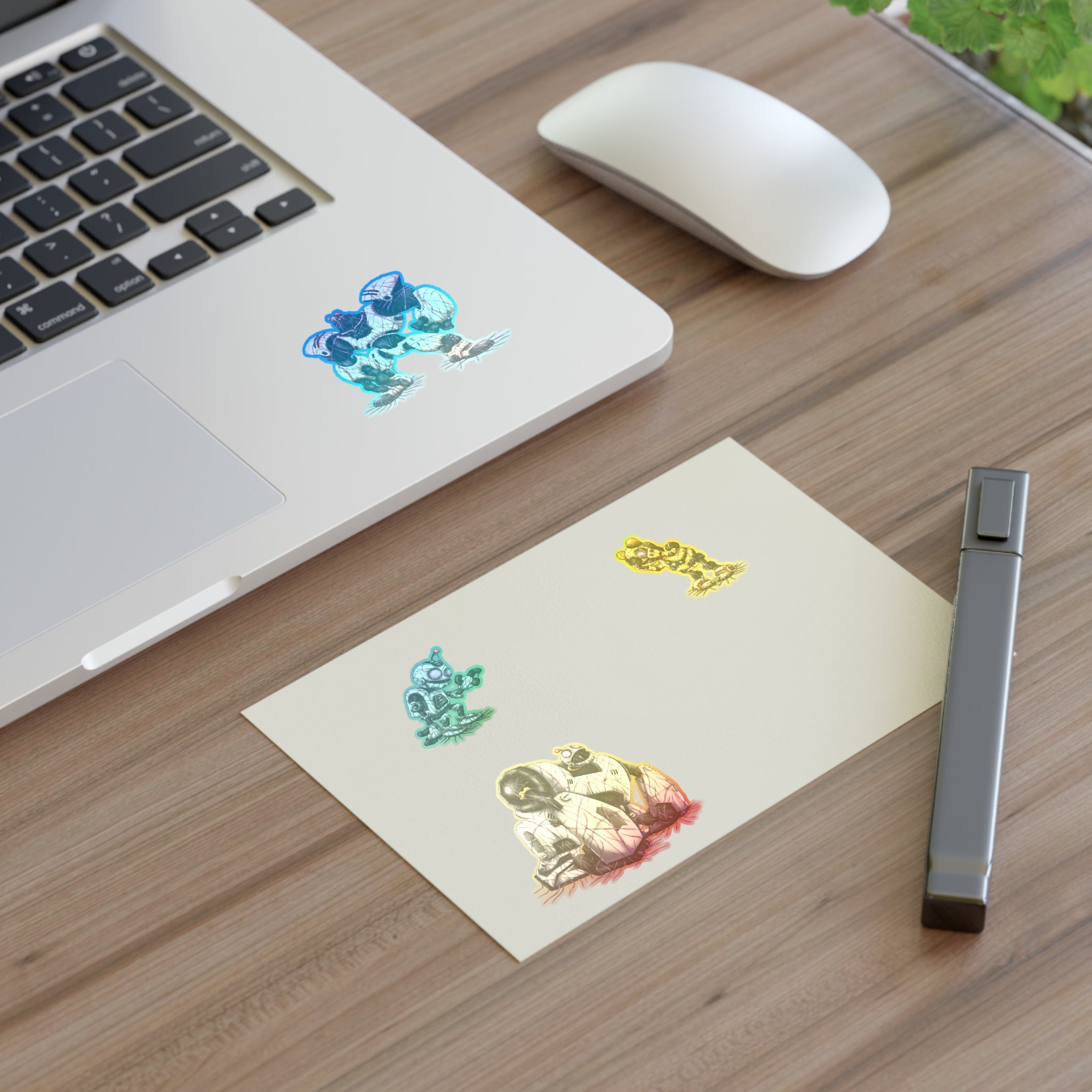 Clank and Kit Zeta Virus Infection - Sticker Sheet