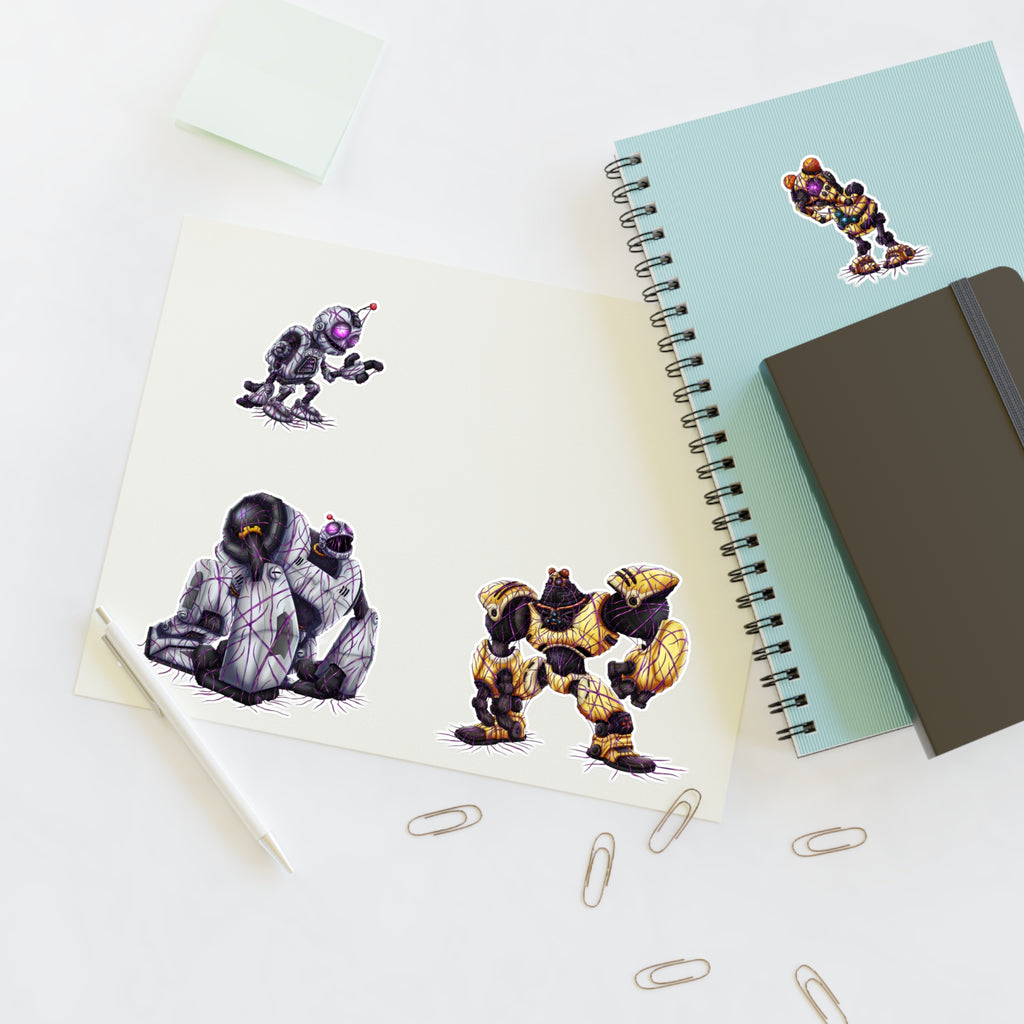 Clank and Kit Zeta Virus Infection - Sticker Sheet