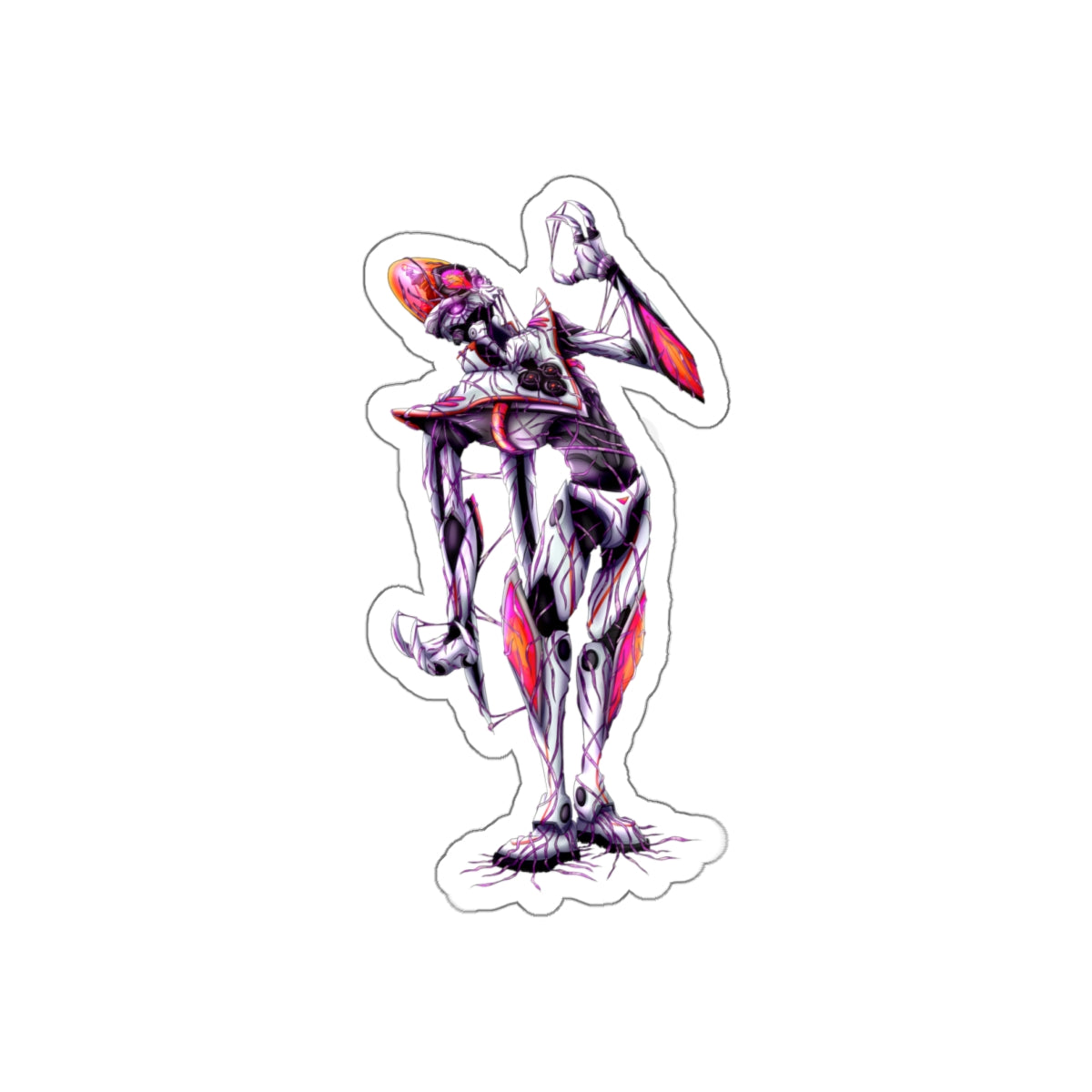 Emperor Nefarious Zeta Virus Infection - Die-Cut Sticker