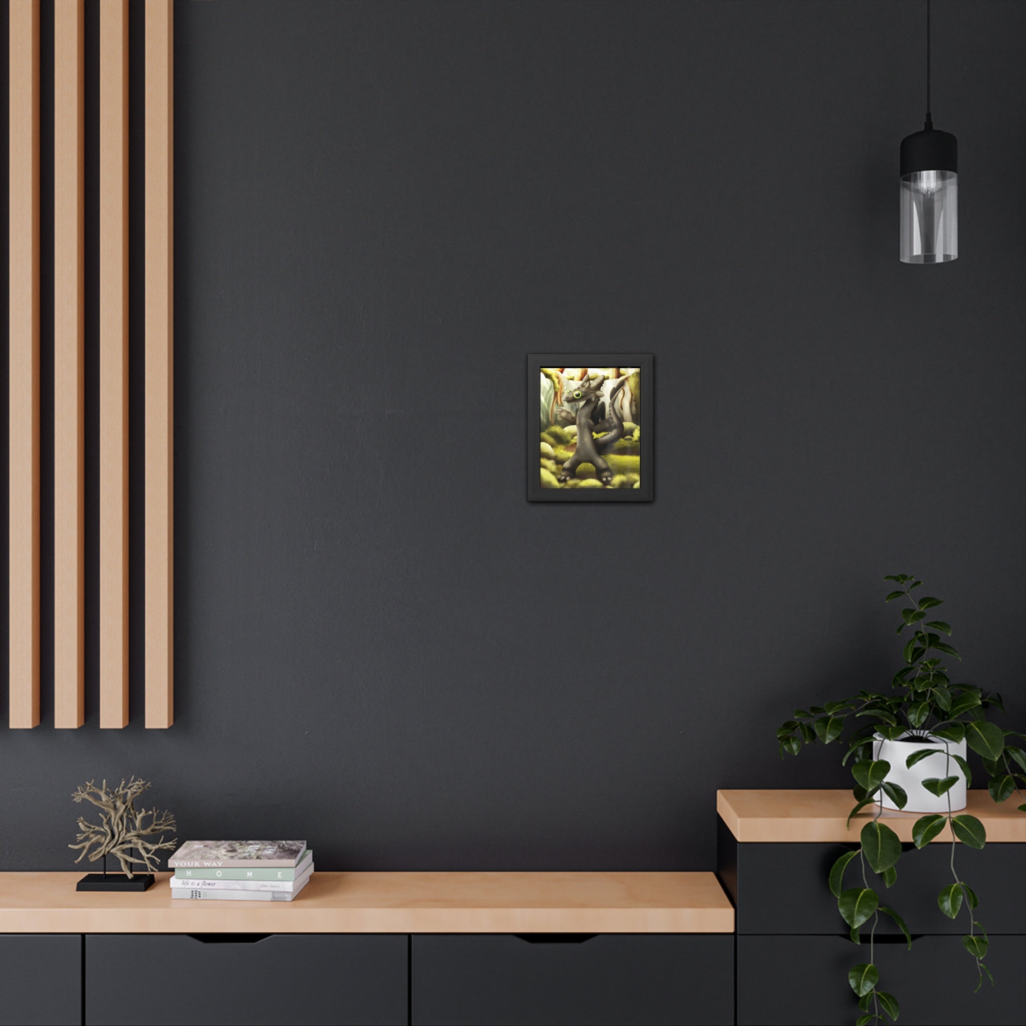 Toothless Dancing - Framed Poster