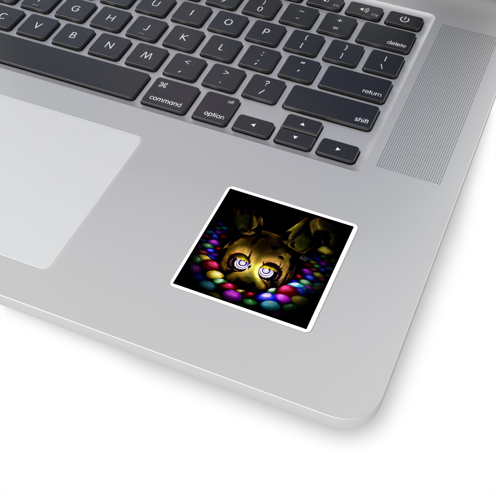 Into the Pit but it's Springtrap - Square Stickers