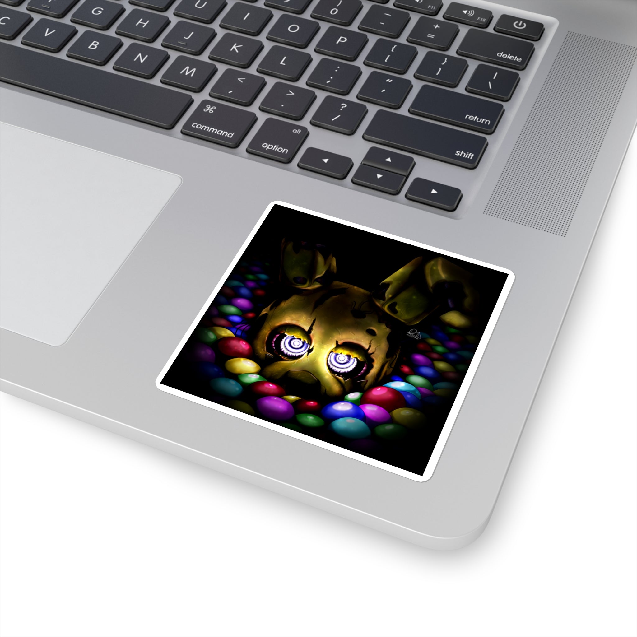 Into the Pit but it's Springtrap - Square Stickers
