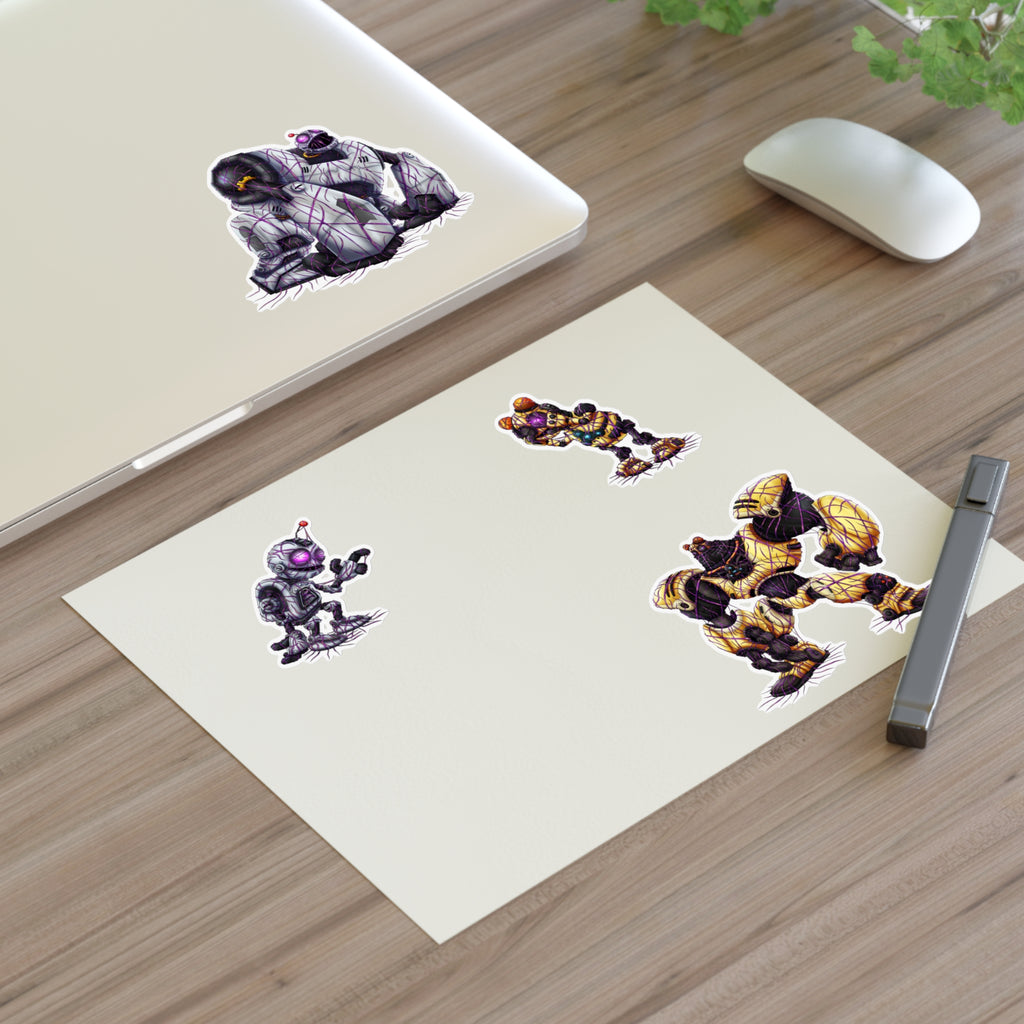 Clank and Kit Zeta Virus Infection - Sticker Sheet