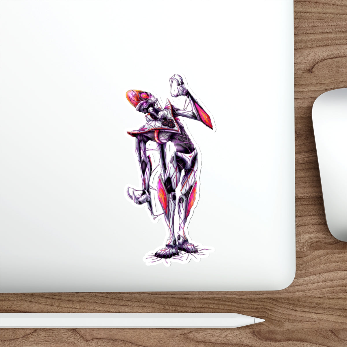 Emperor Nefarious Zeta Virus Infection - Die-Cut Sticker