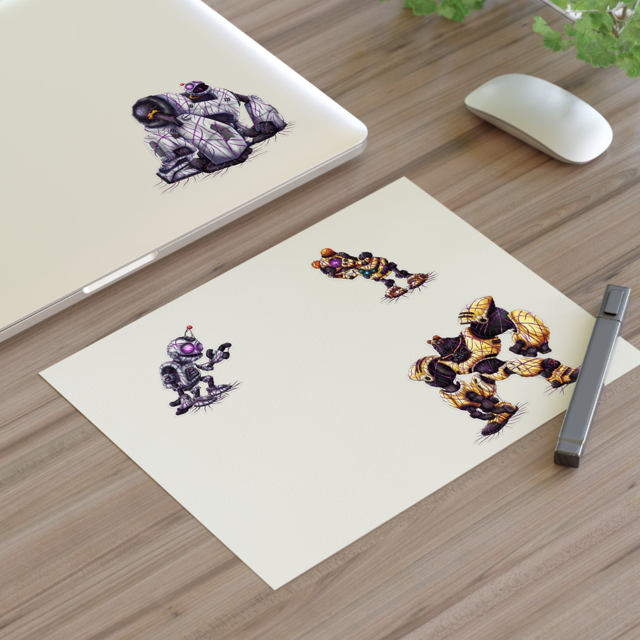 Clank and Kit Zeta Virus Infection - Sticker Sheet