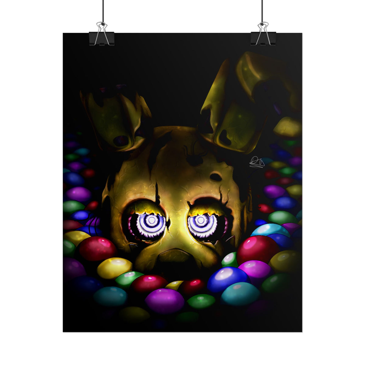 Into the Pit but it's Springtrap - Poster