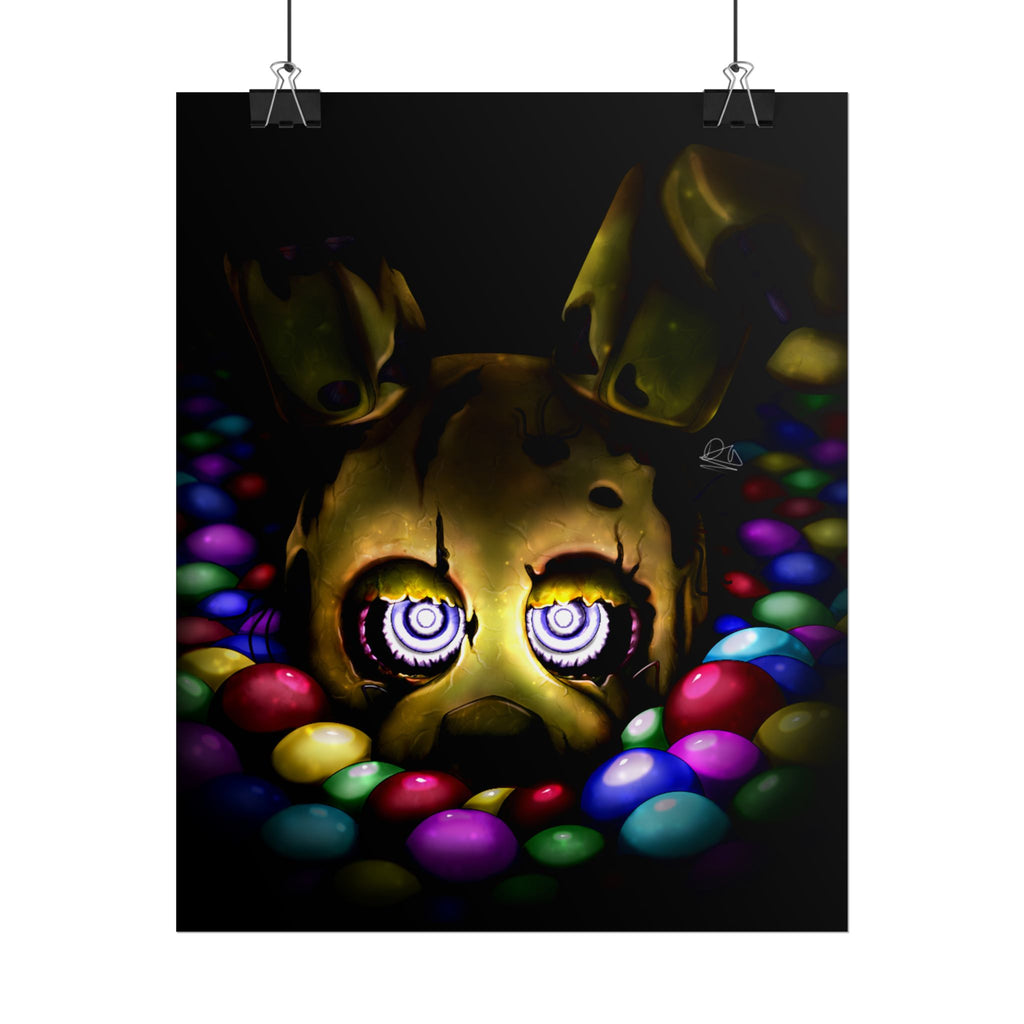 Into the Pit but it's Springtrap - Poster
