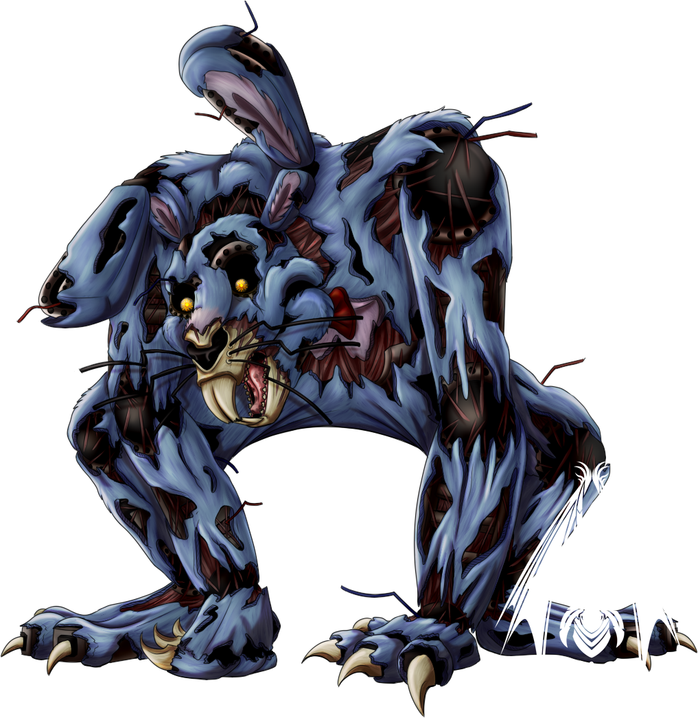 Nightmare Animatronics - Colouring Page