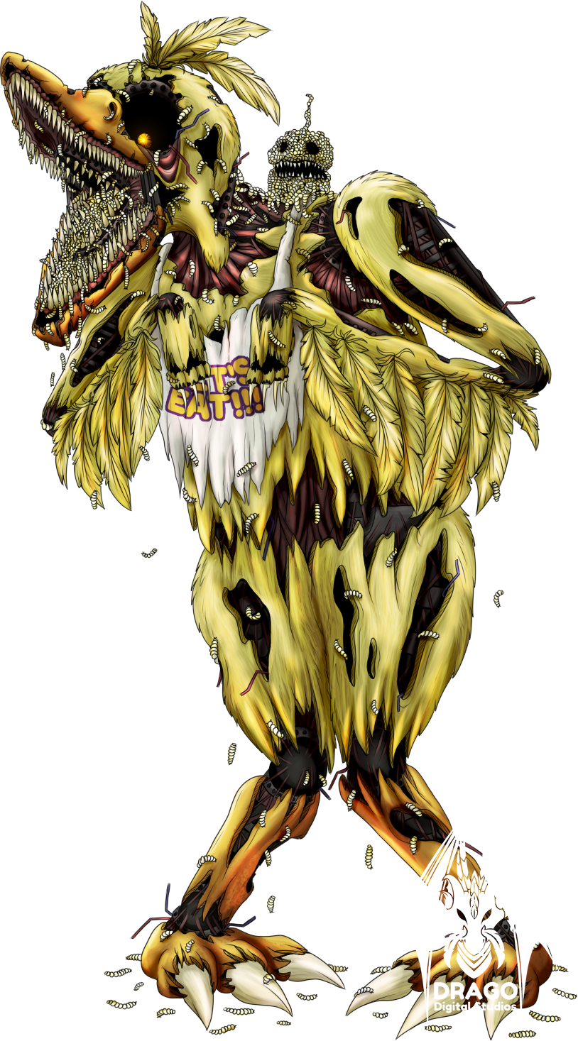 Nightmare Animatronics - Colouring Page