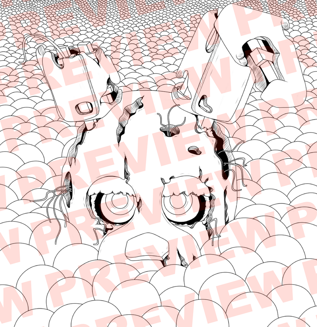 Into the Pit but it's Springtrap - Colouring Page