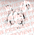 Into the Pit but it's Springtrap - Colouring Page