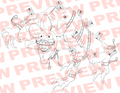Lethal Dandy - Digital Colouring Page