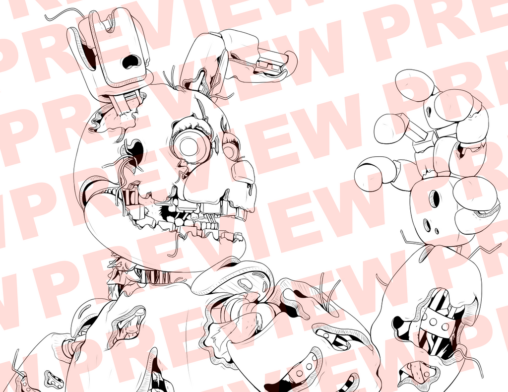New Beginnings Springtrap - Digital Colouring Page