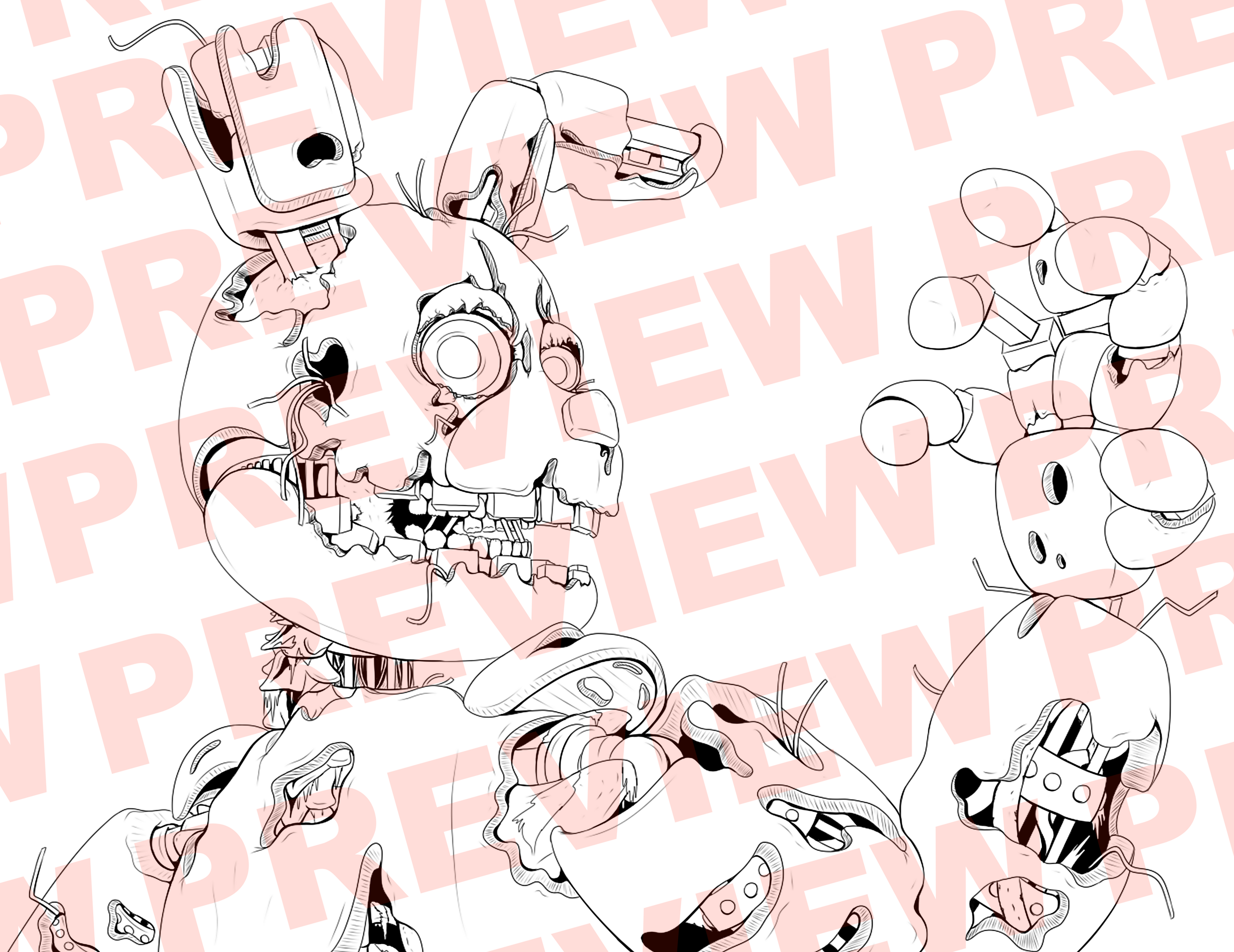 New Beginnings Springtrap - Digital Colouring Page