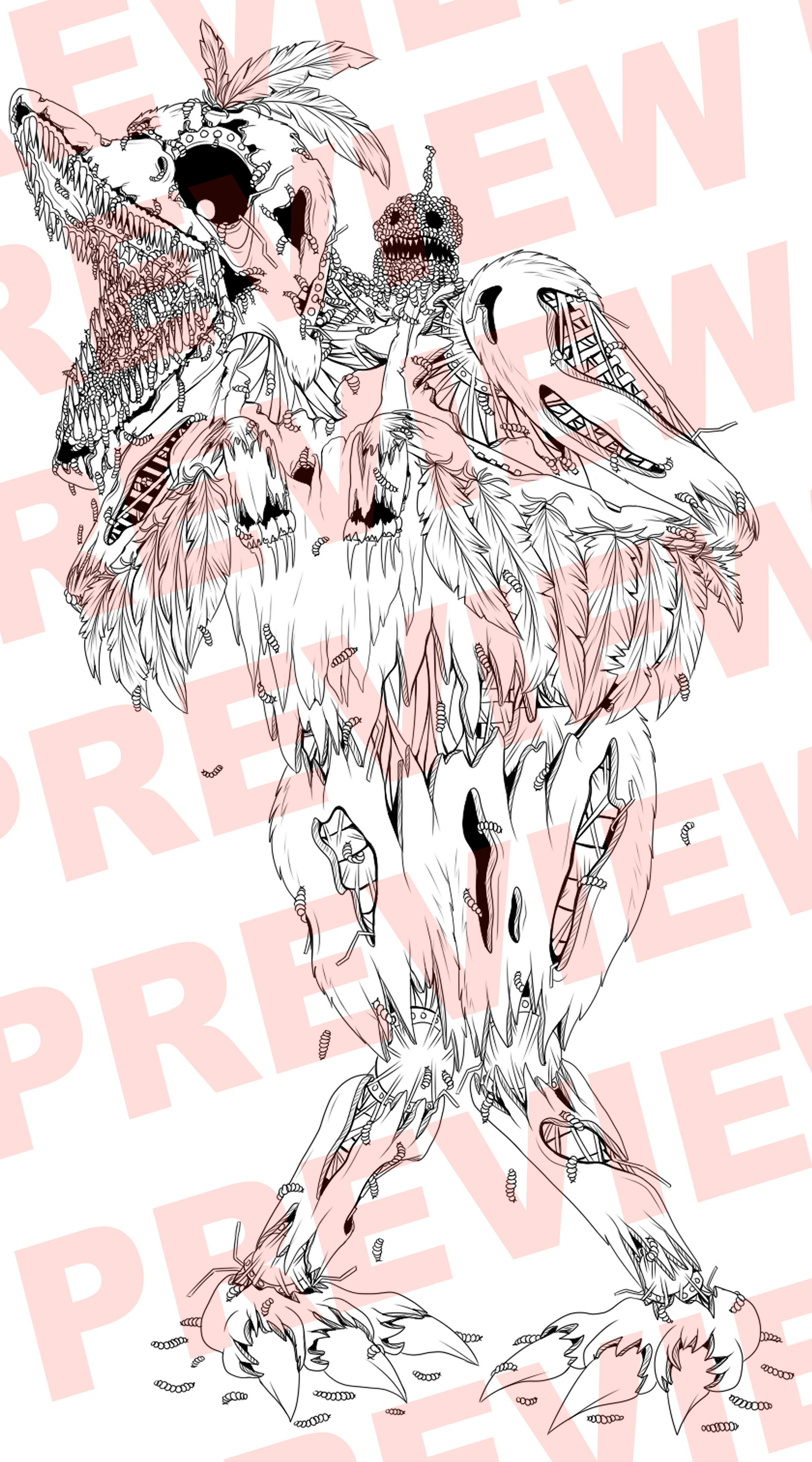 Nightmare Animatronic Redesigns (4 Pack) - Colouring Pages