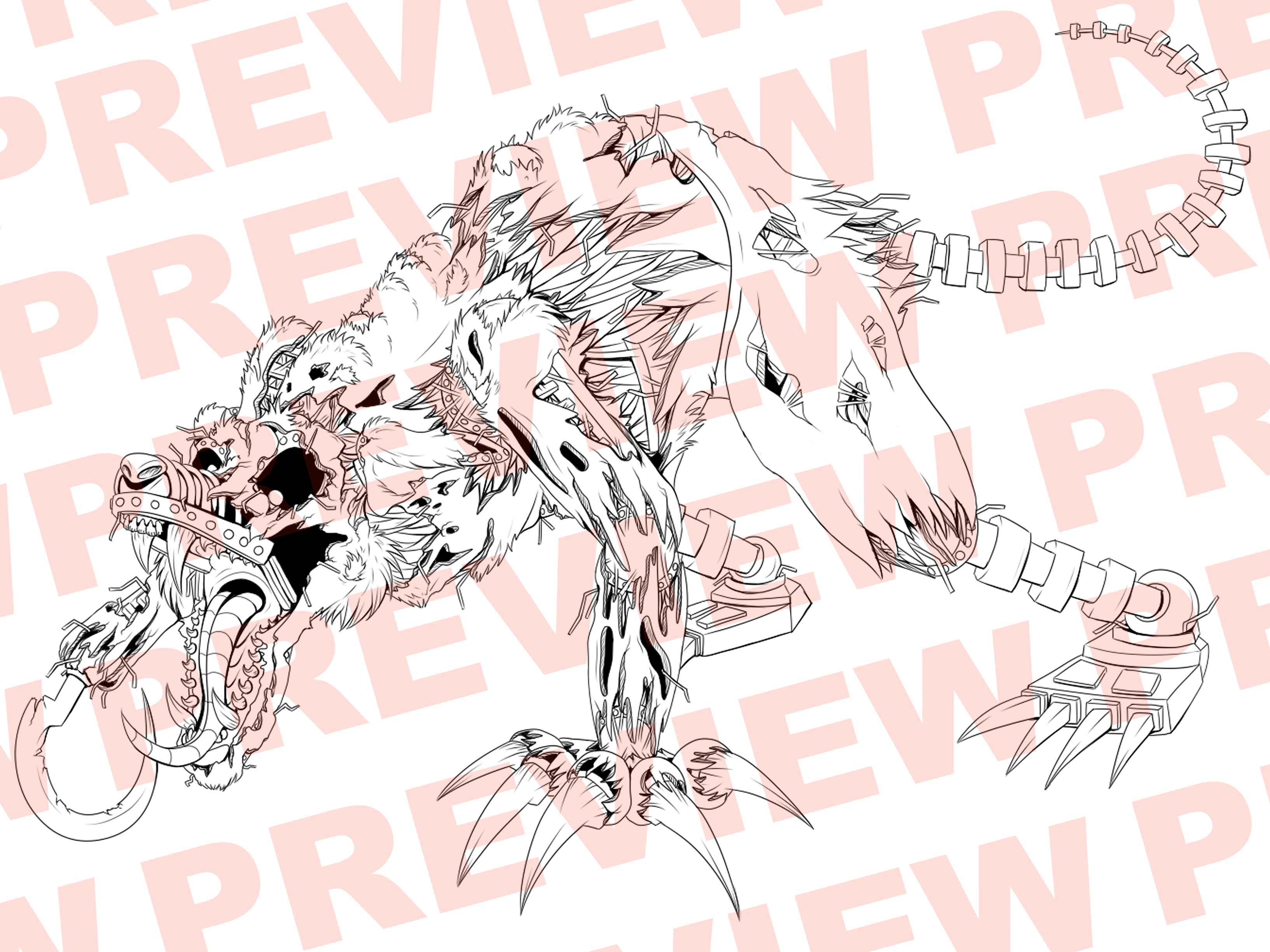 Nightmare Animatronic Redesigns (4 Pack) - Colouring Pages